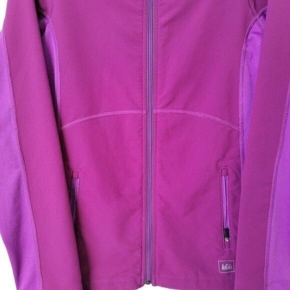 Rei Women's Purple Zip Up Lightweight Jacket - Sweatshirt Size Small - Picture 4 of 11